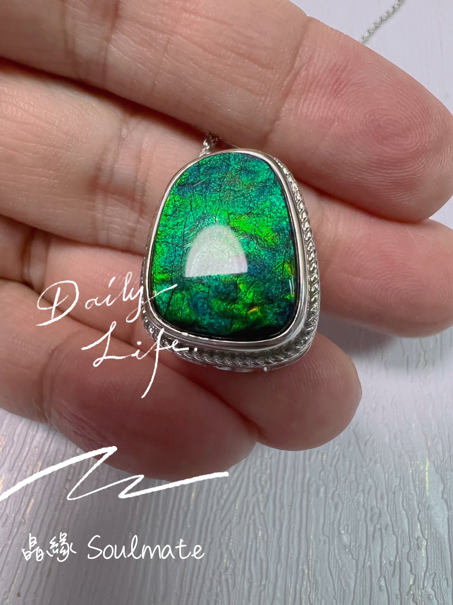 斑彩石盒子 17x21mm (石13x17mm)