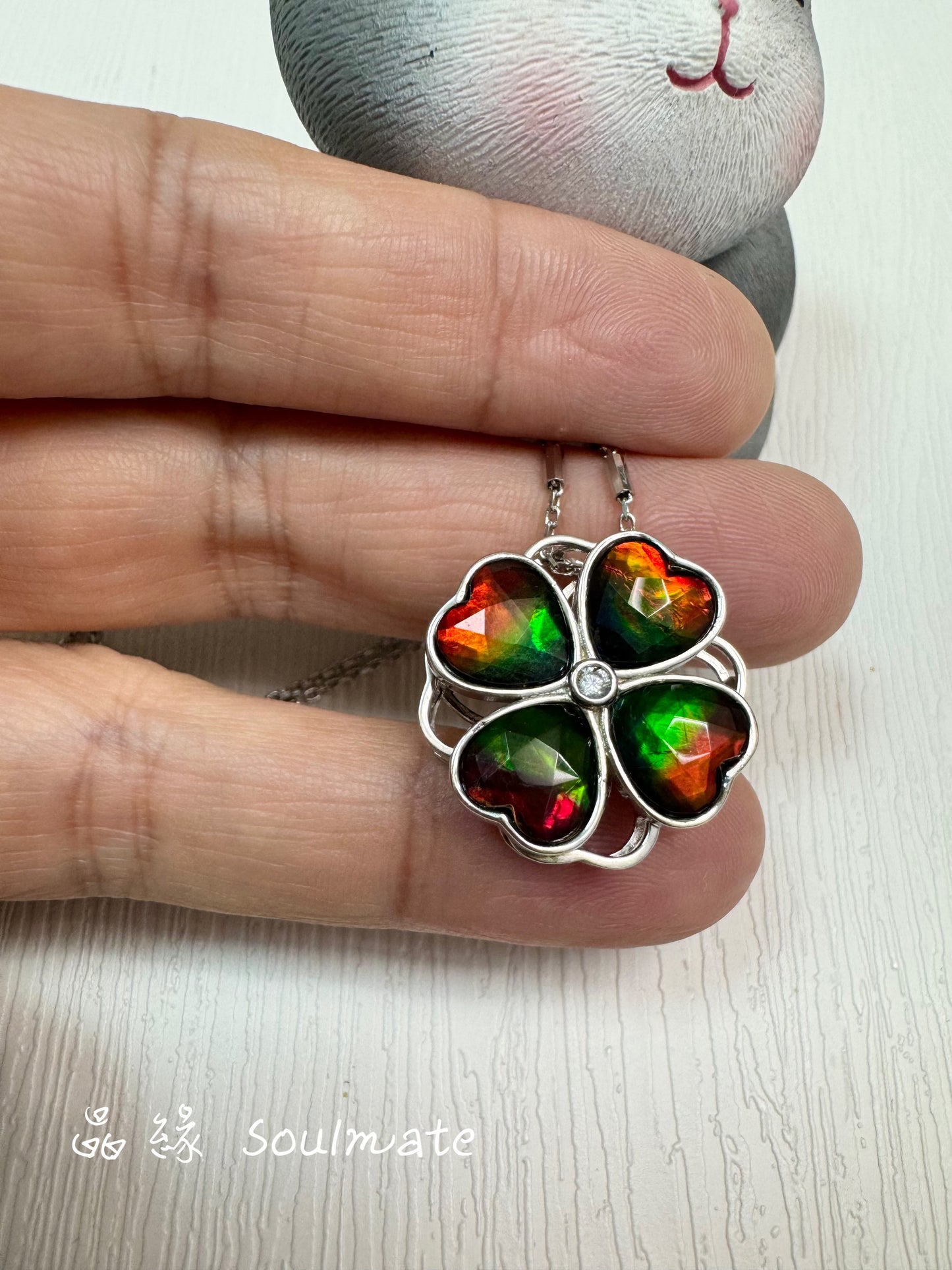 斑彩石盒子 21mm (石8mm)