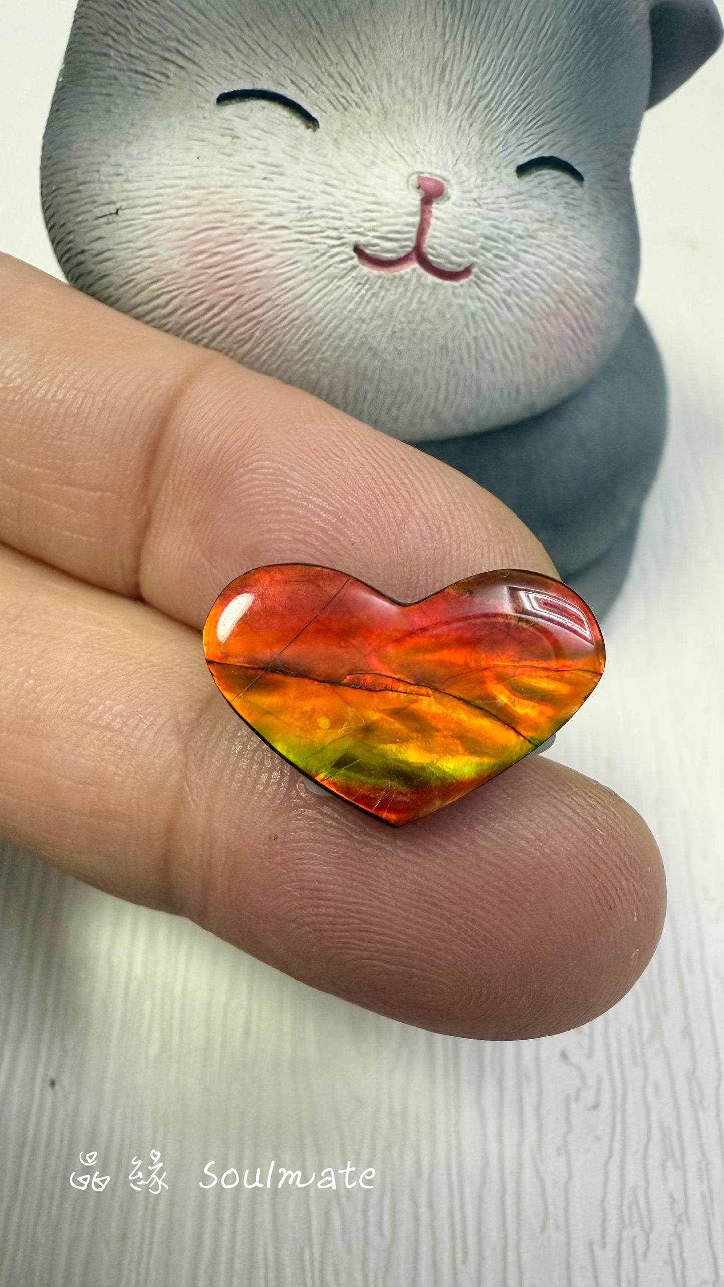斑彩石裸石 12x19mm
