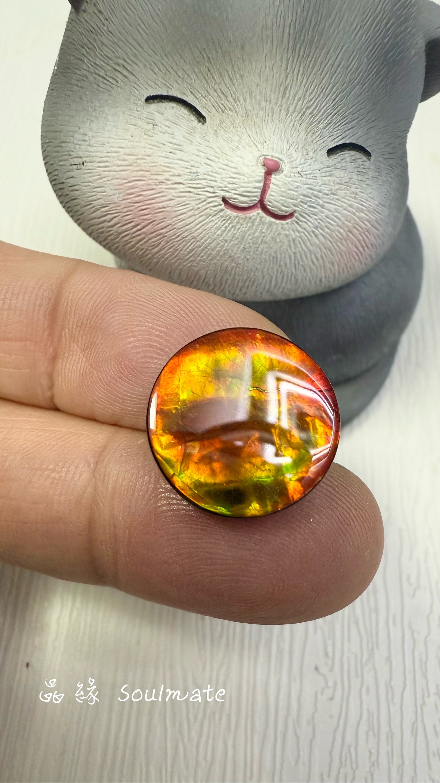 斑彩石裸石 15mm