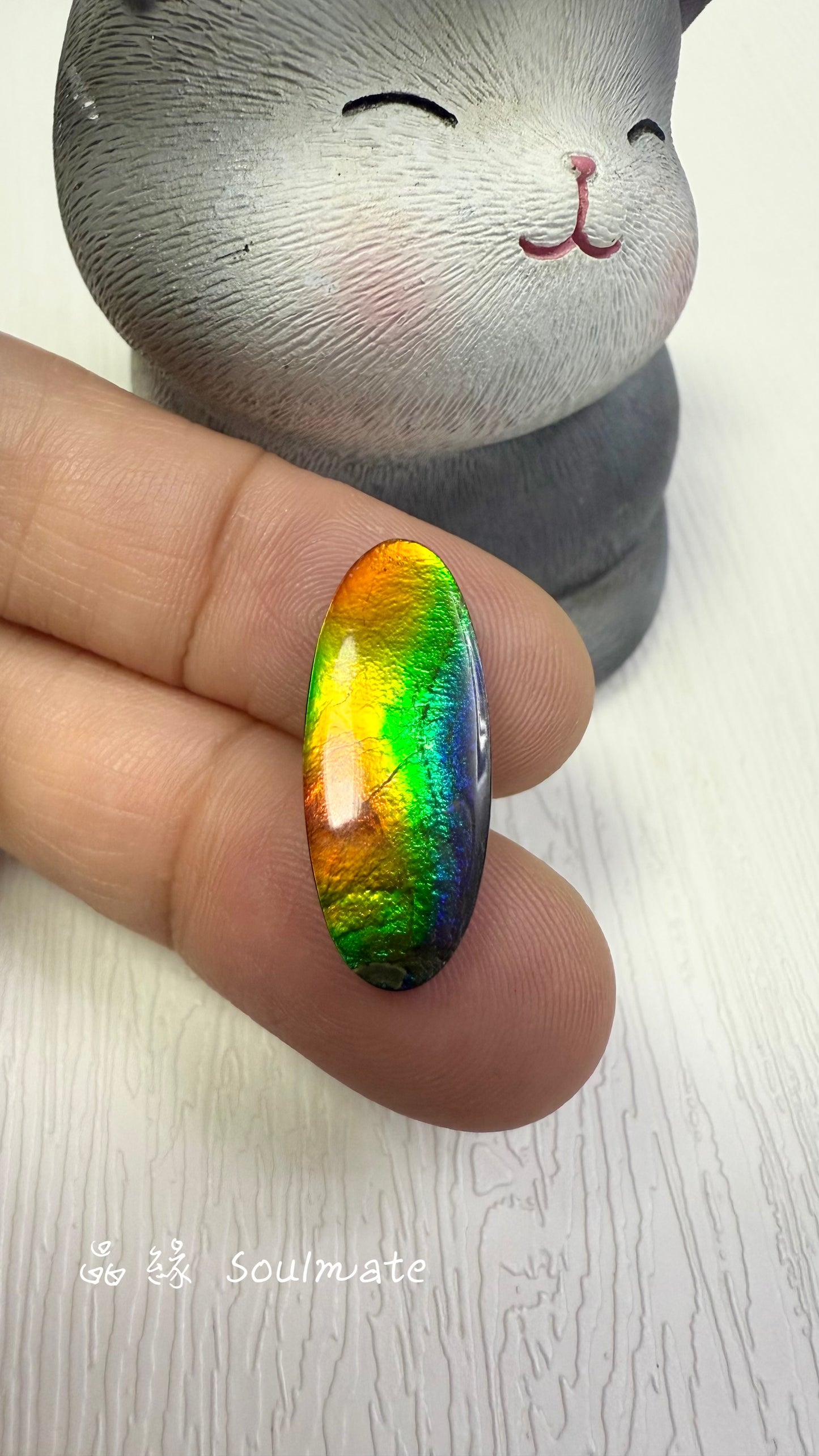 斑彩石裸石 10x23mm