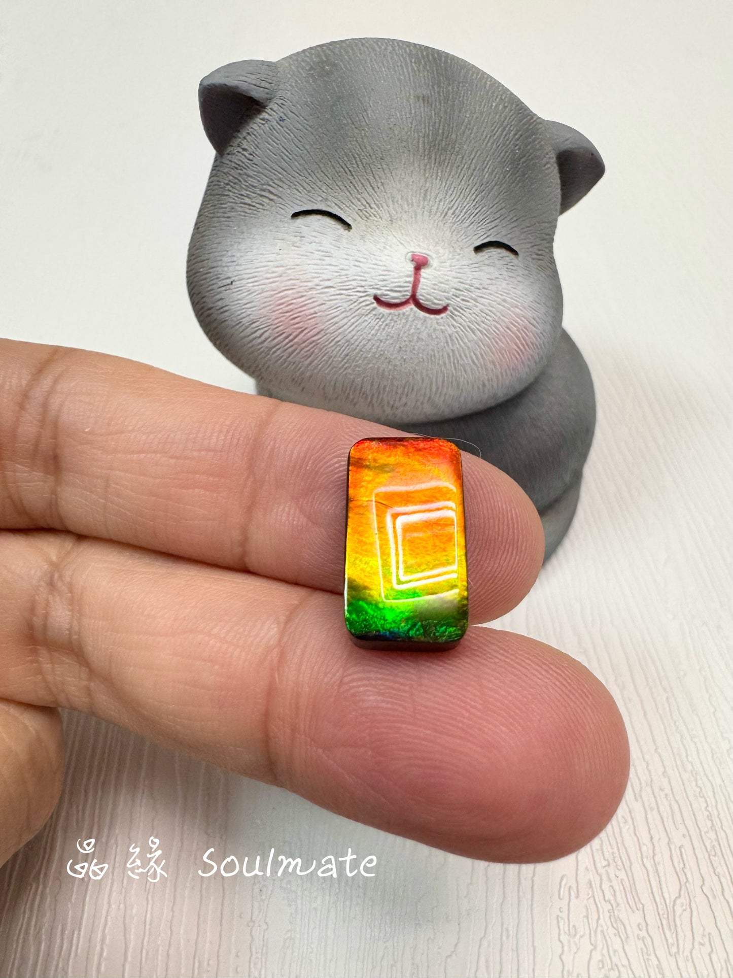 斑彩石裸石 9x16mm