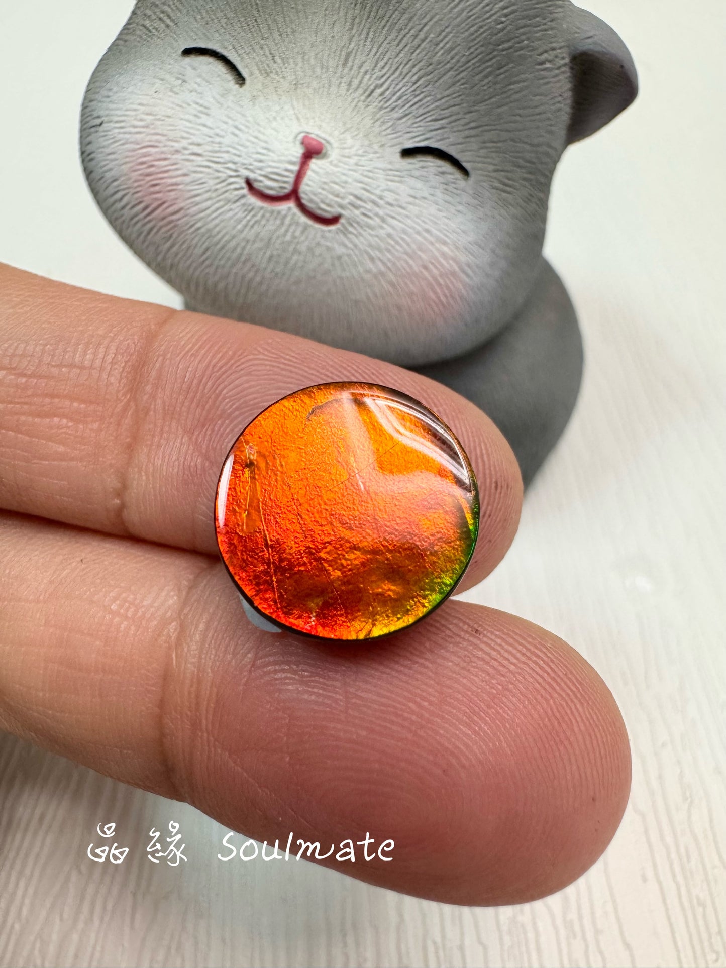 斑彩石裸石 14mm
