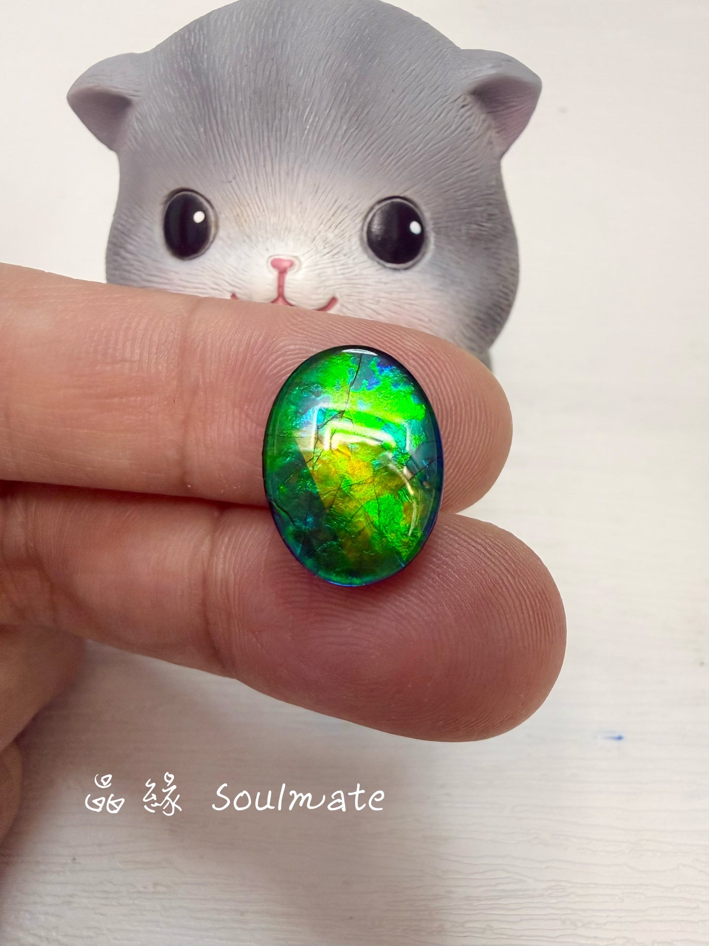 斑彩石裸石(石12x16mm)