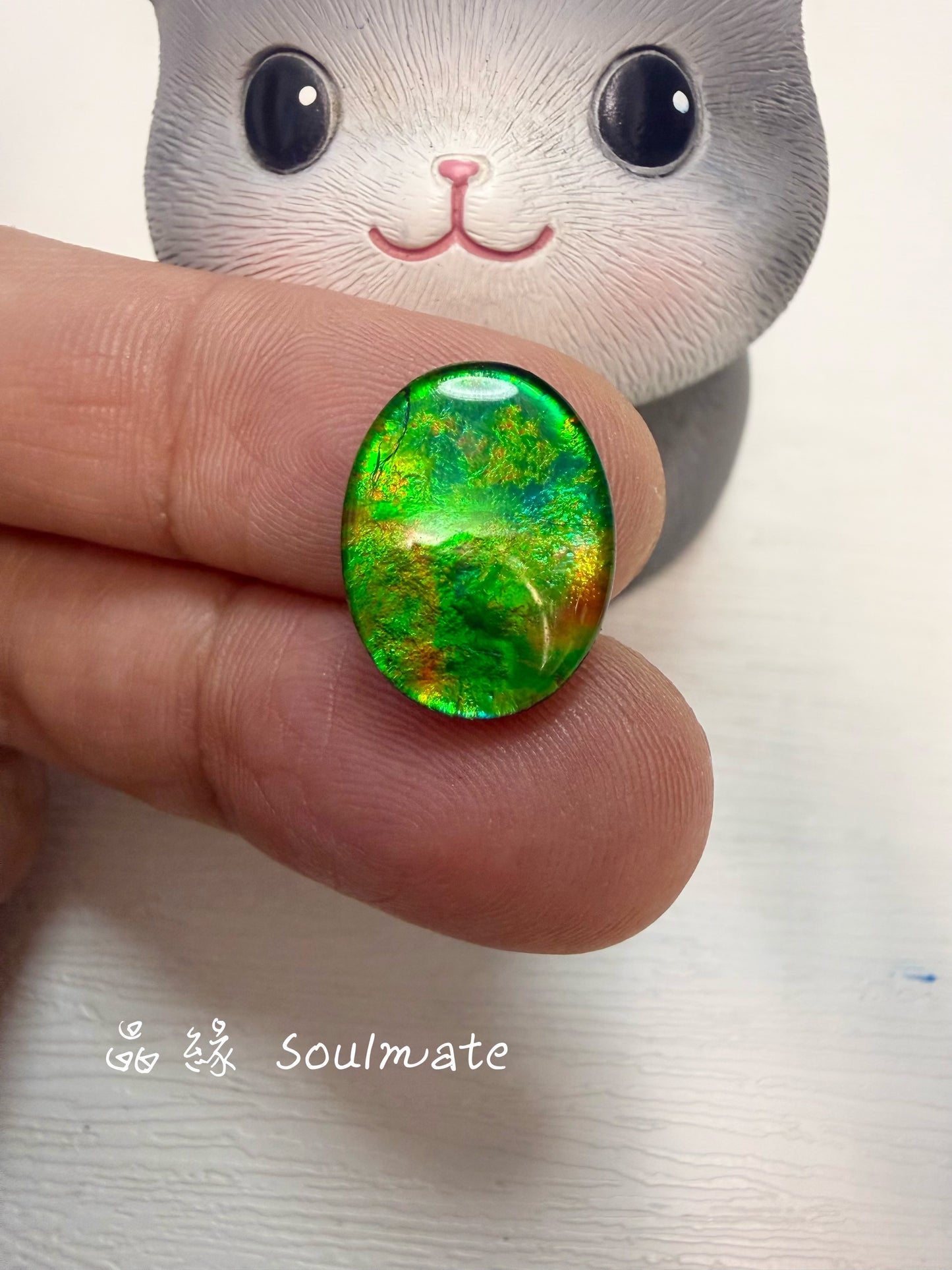 斑彩石裸石 (石12x16mm)