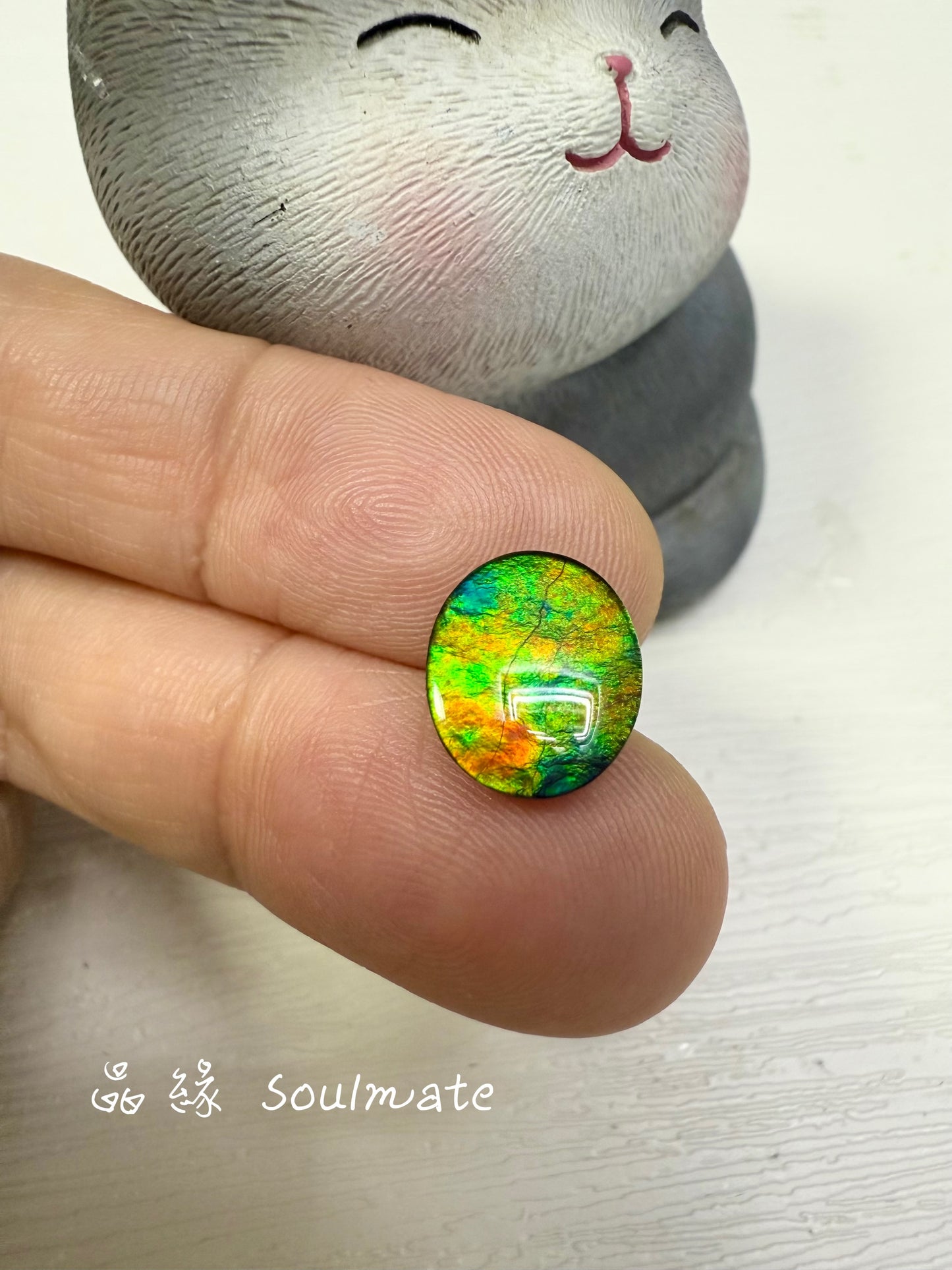 斑彩石裸石 10x12mm