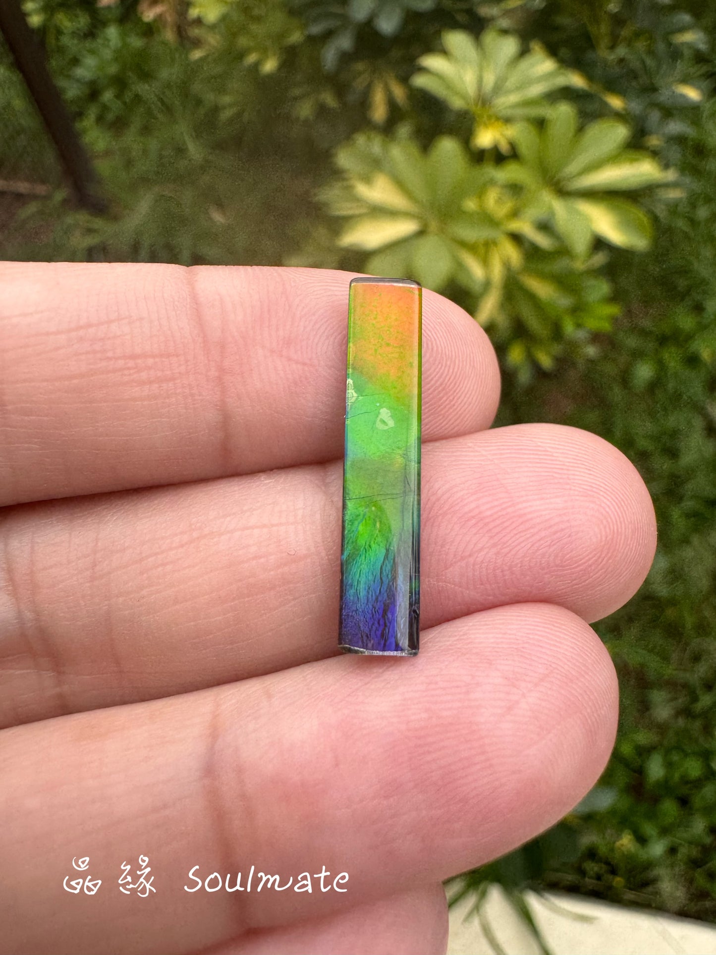 斑彩石裸石 5x26mm