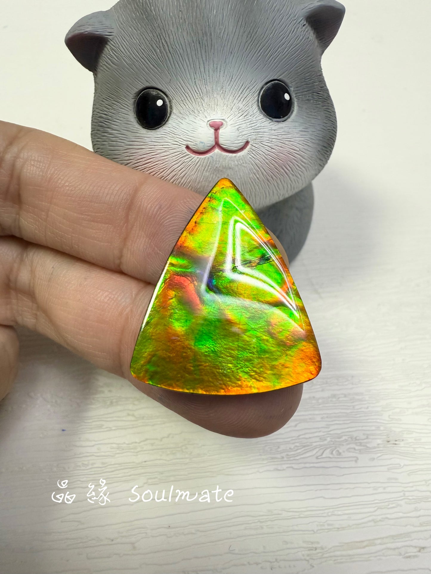 斑彩石裸石 23x29mm