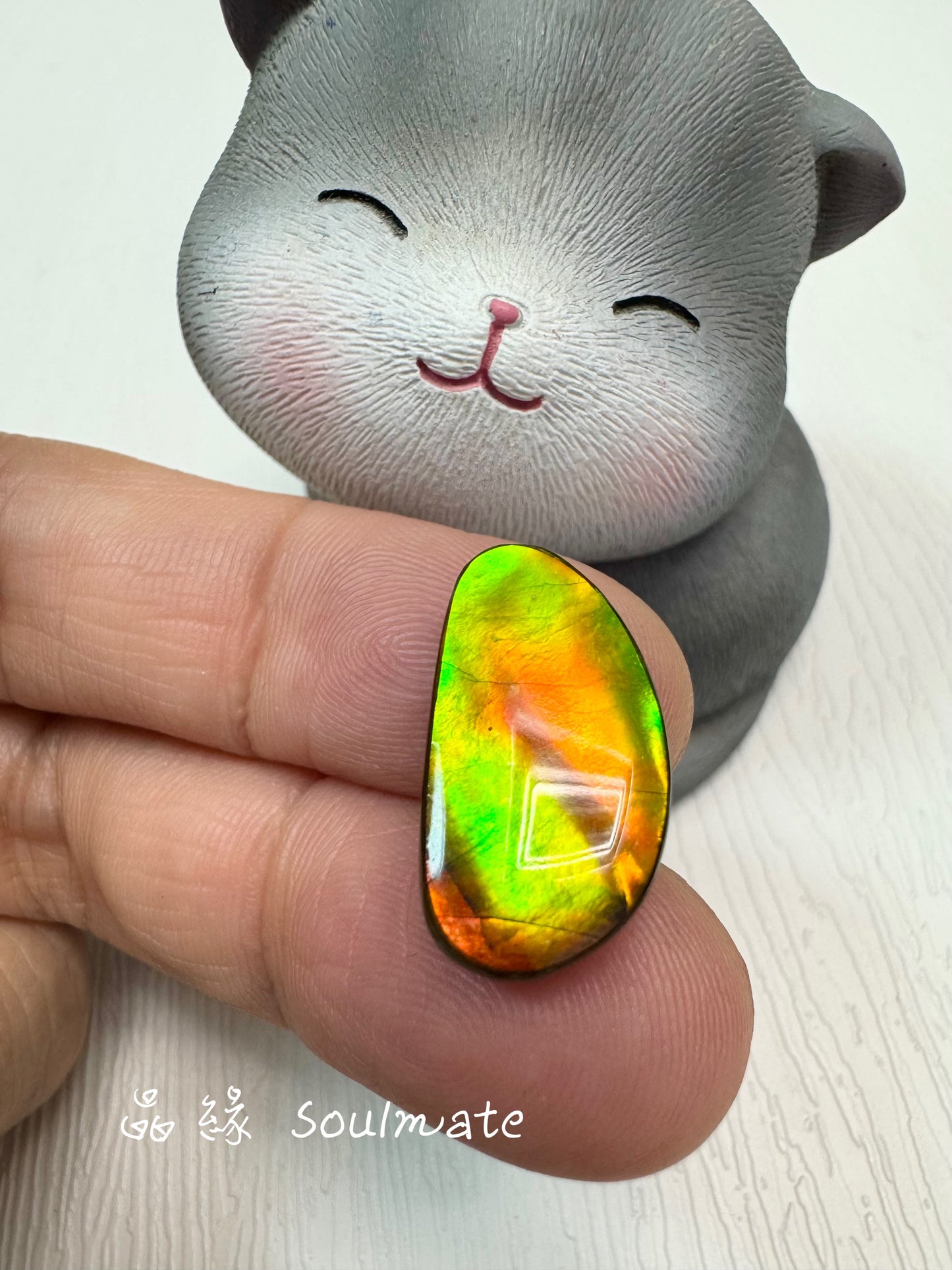 斑彩石裸石 11x20mm