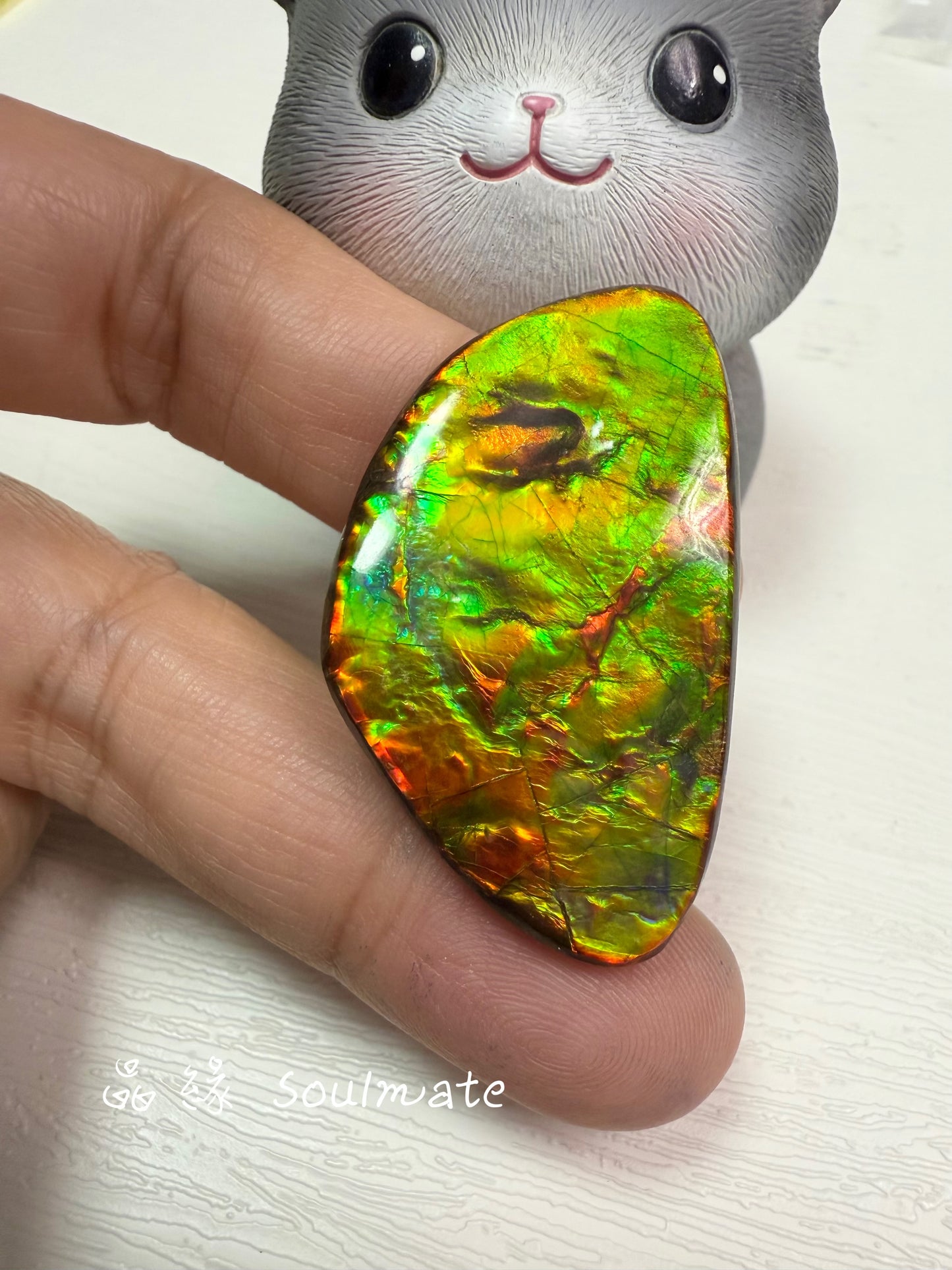 斑彩石裸石 24x41mm