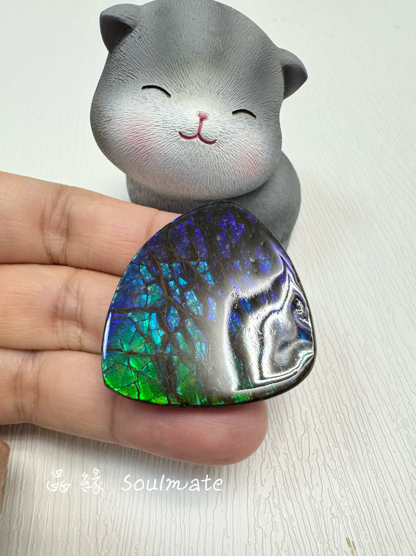 斑彩石裸石 36x40mm
