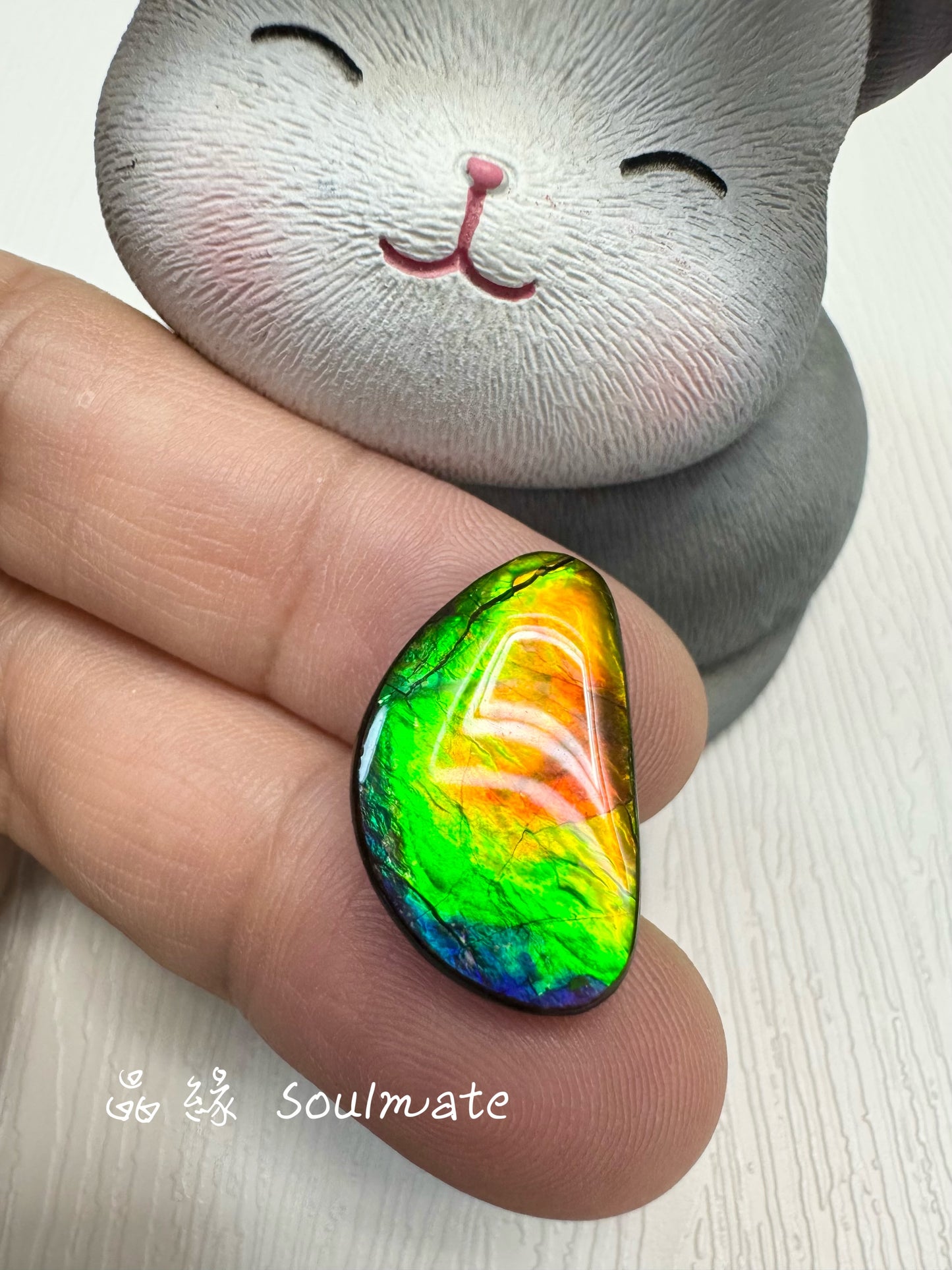 斑彩石裸石 13x22mm