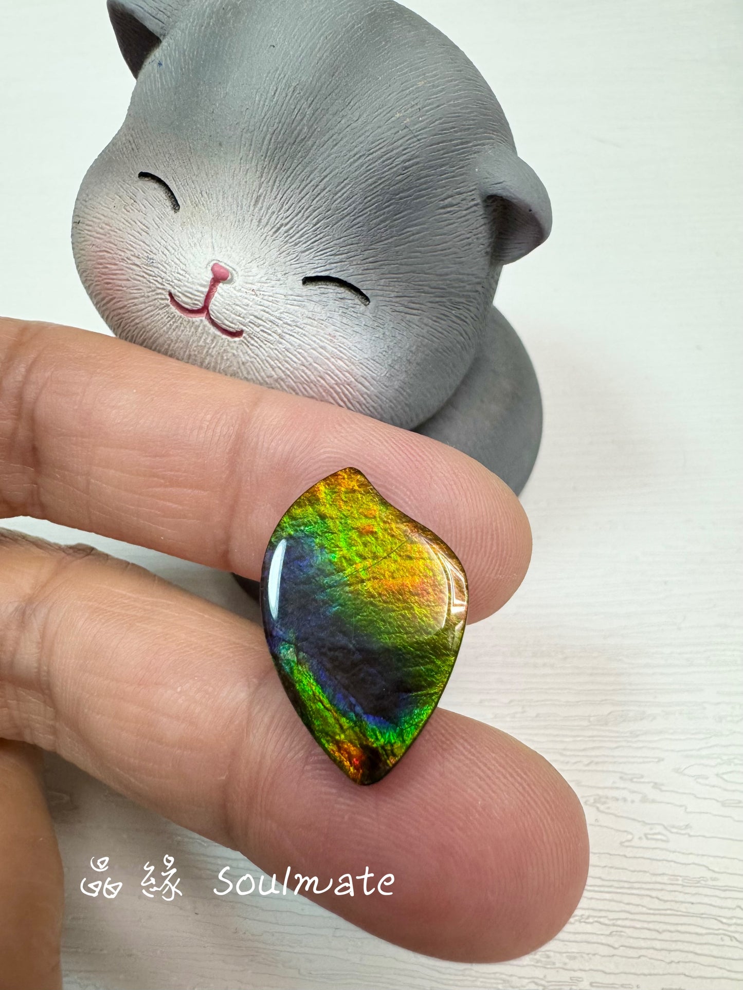 斑彩石裸石 15x22mm
