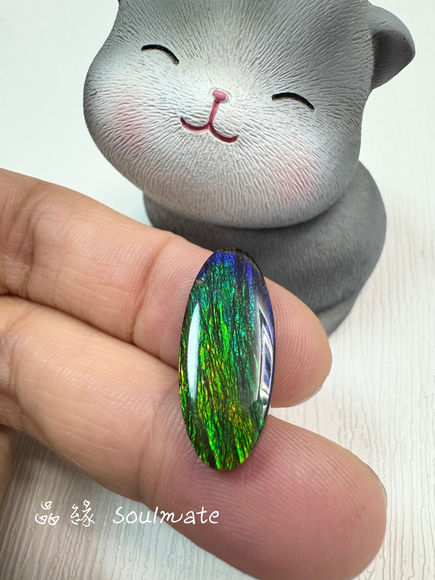 斑彩石裸石 10x24mm