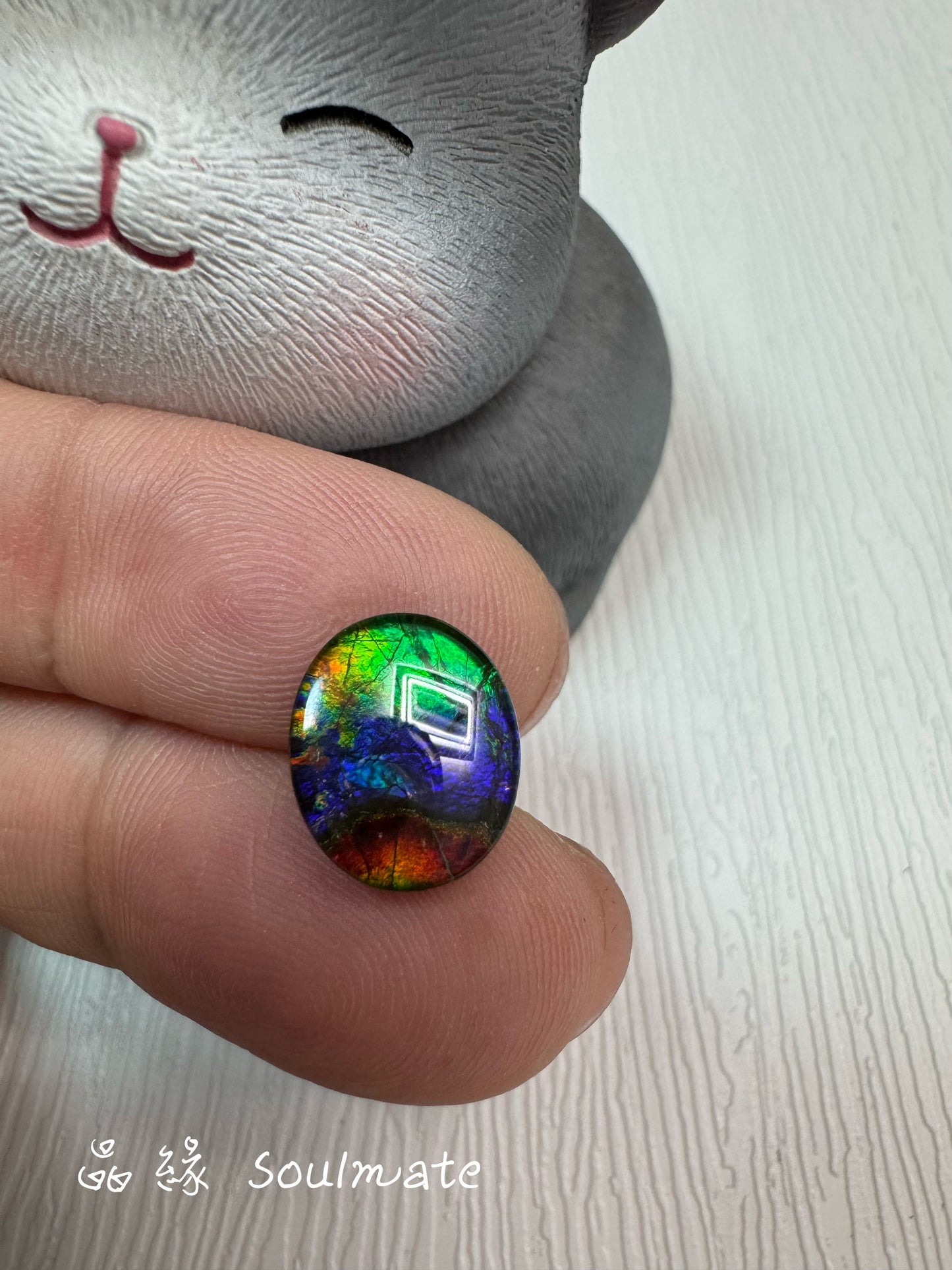 斑彩石裸石 10x12mm