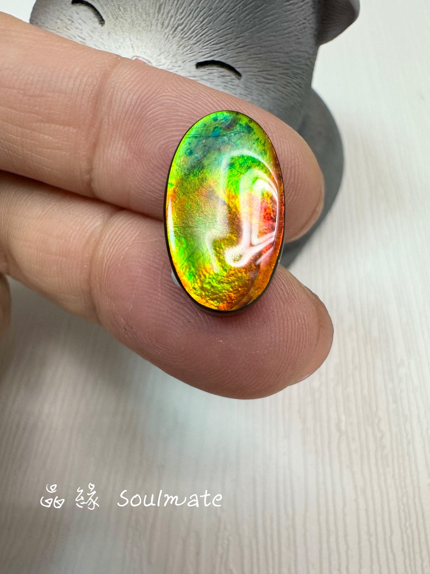 斑彩石裸石 10x19mm