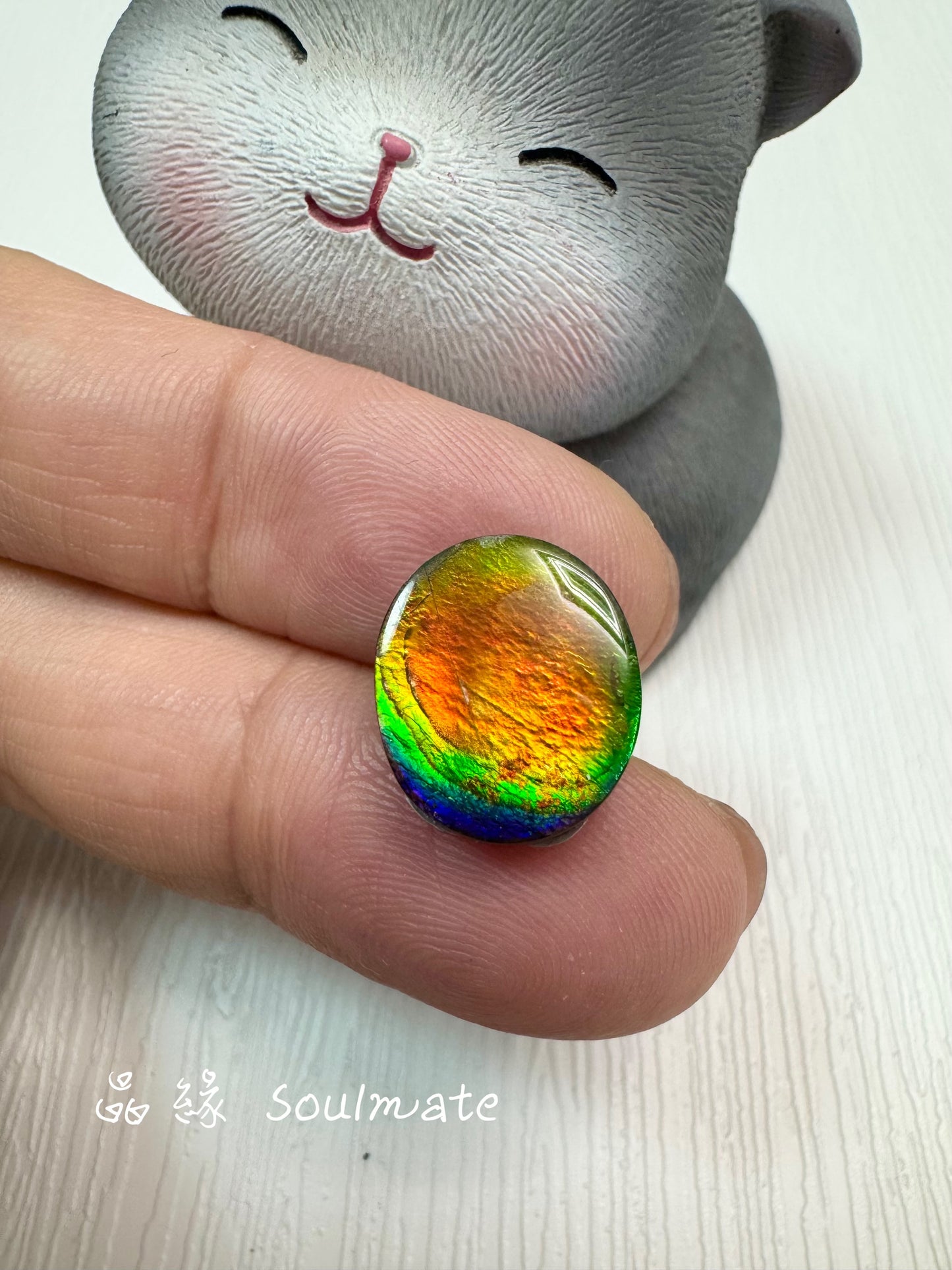 斑彩石裸石 12x14mm