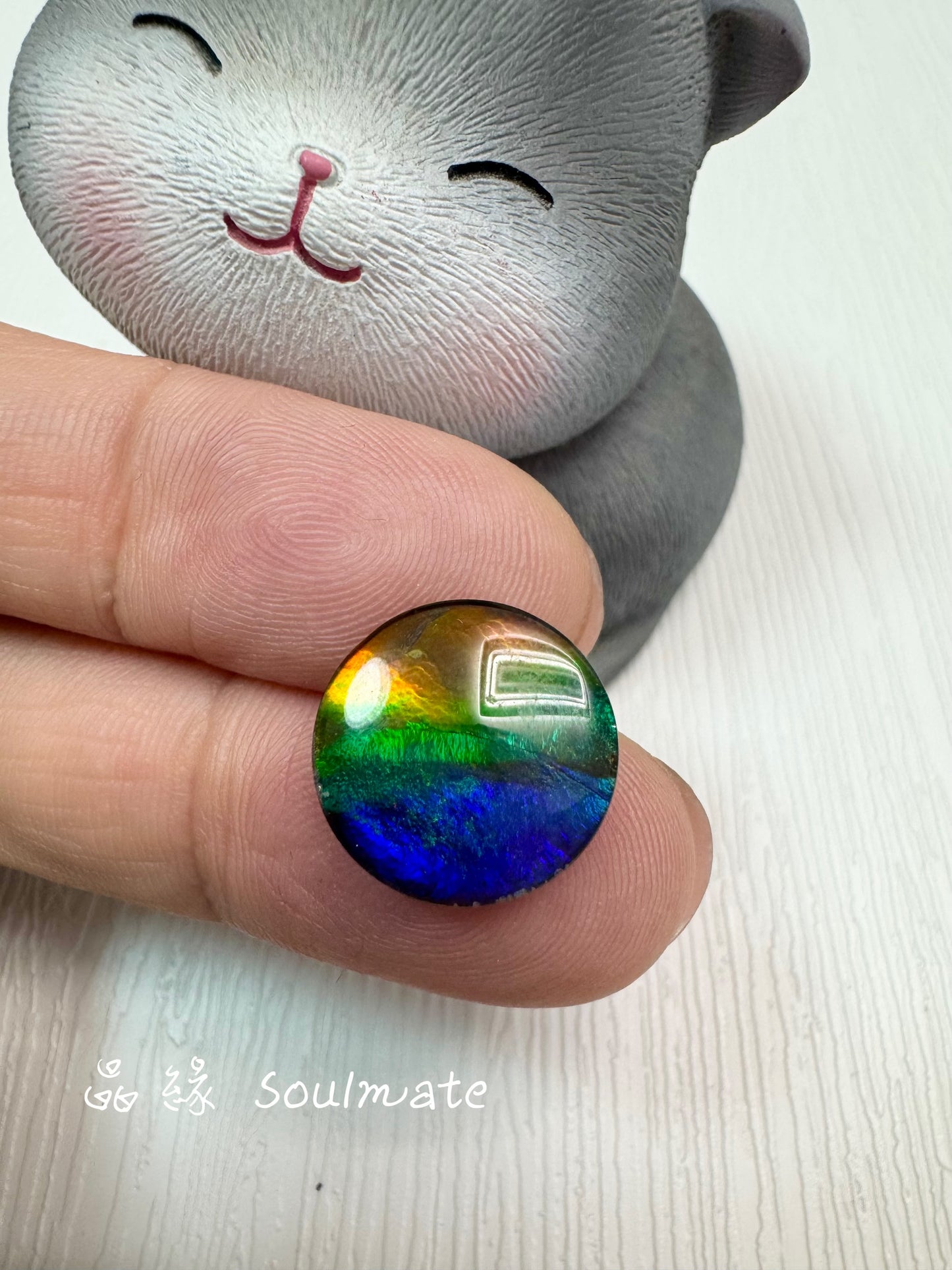斑彩石裸石 14mm