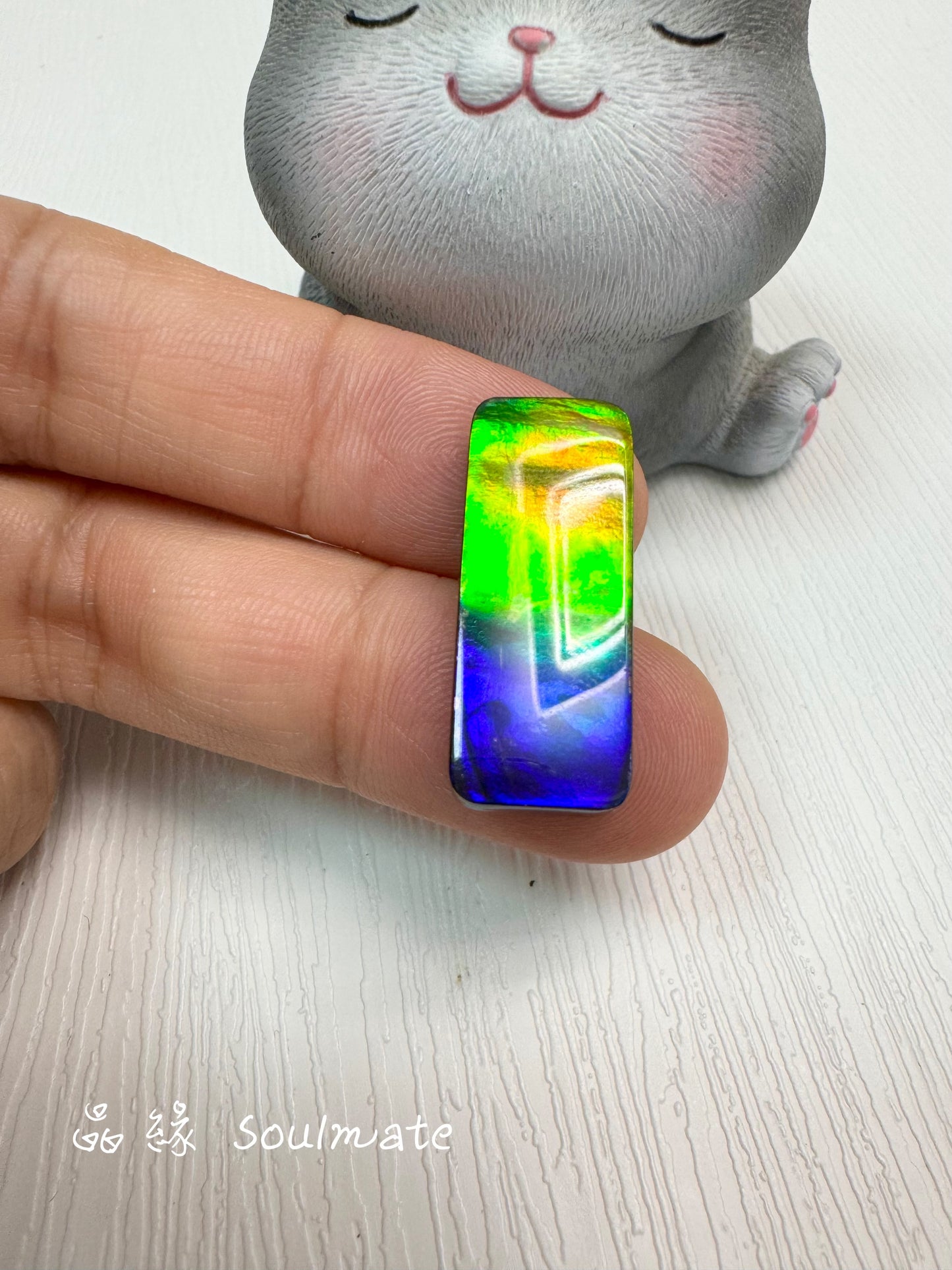斑彩石裸石 10x26mm