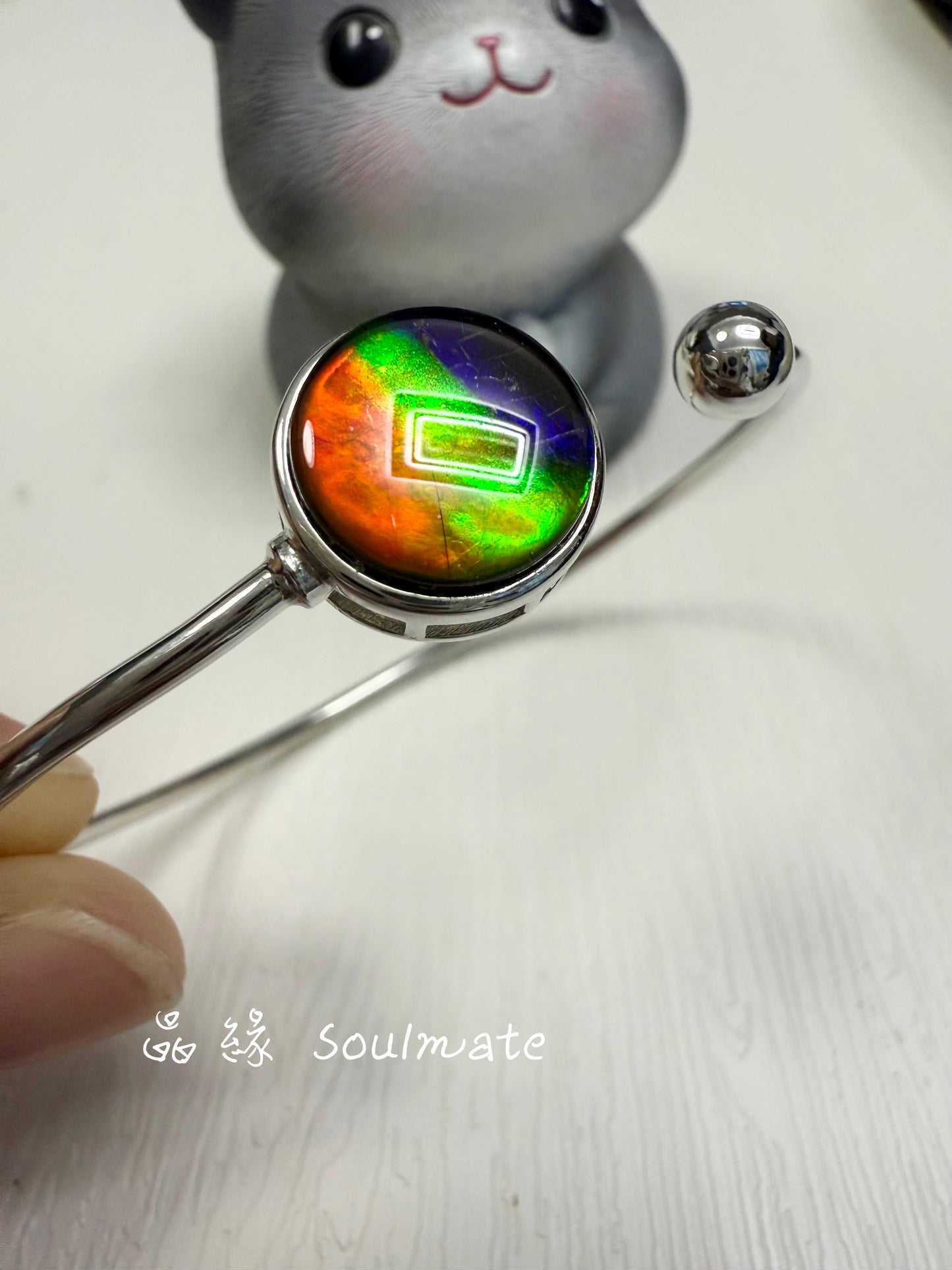 斑彩石手鐲 13mm (手圍16-17)