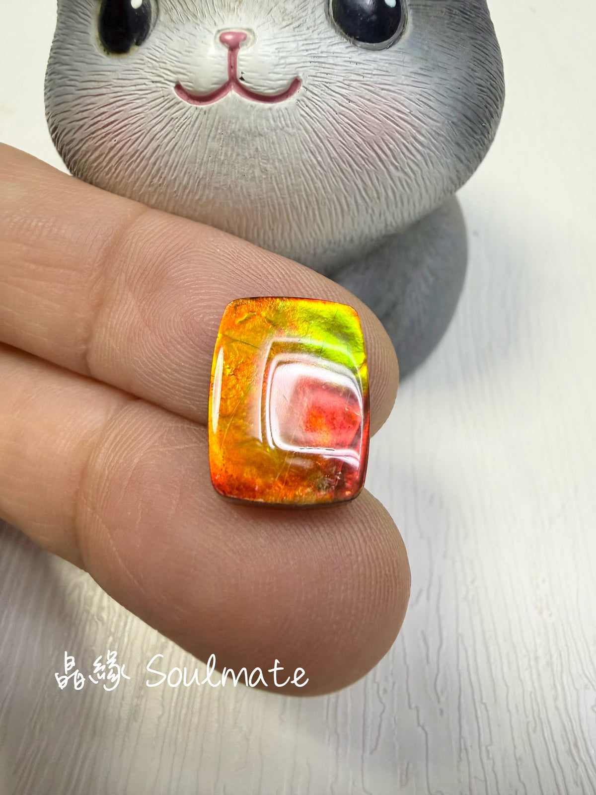 斑彩石裸石 10x14mm