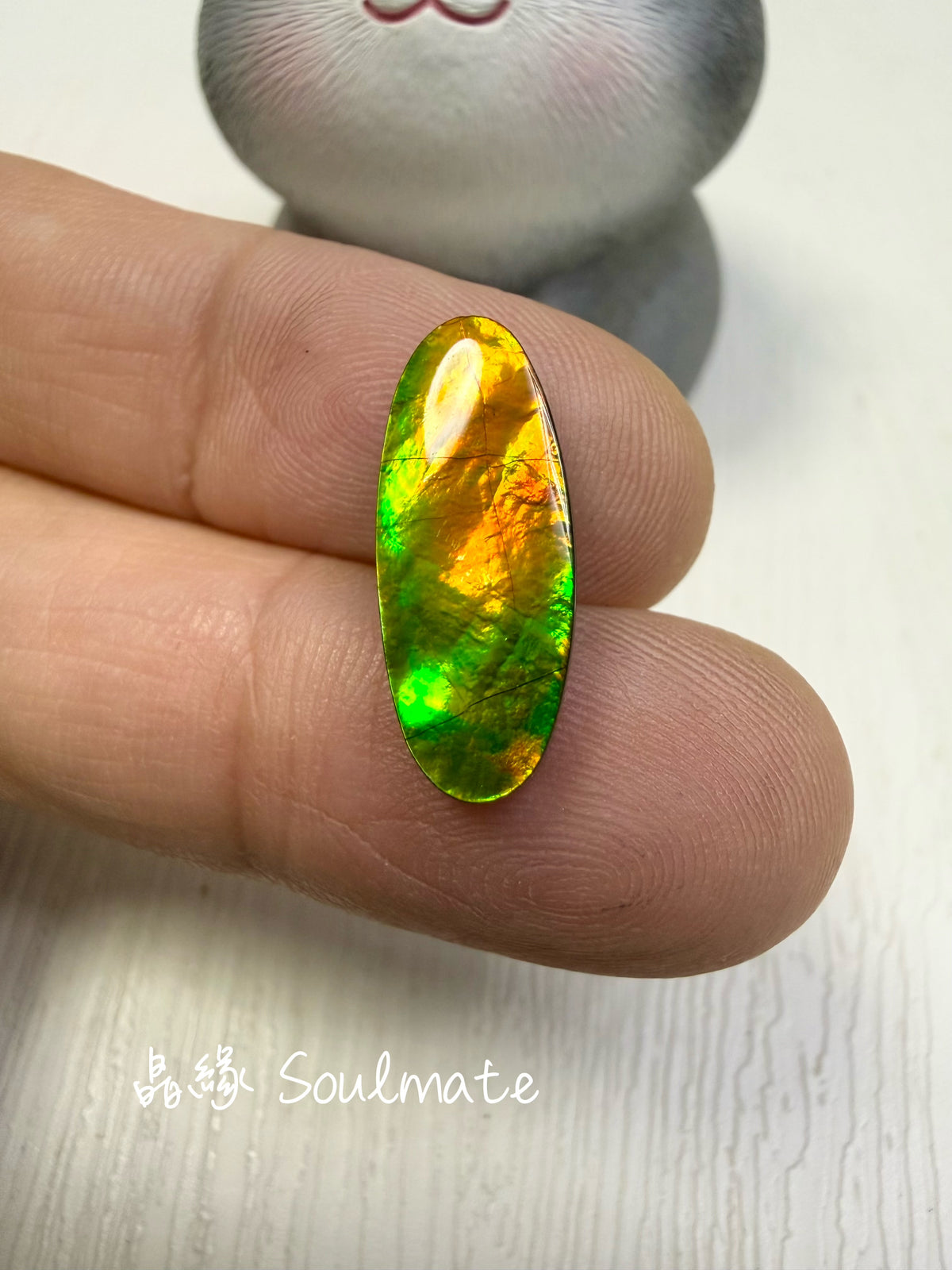 斑彩石裸石 7x19mm