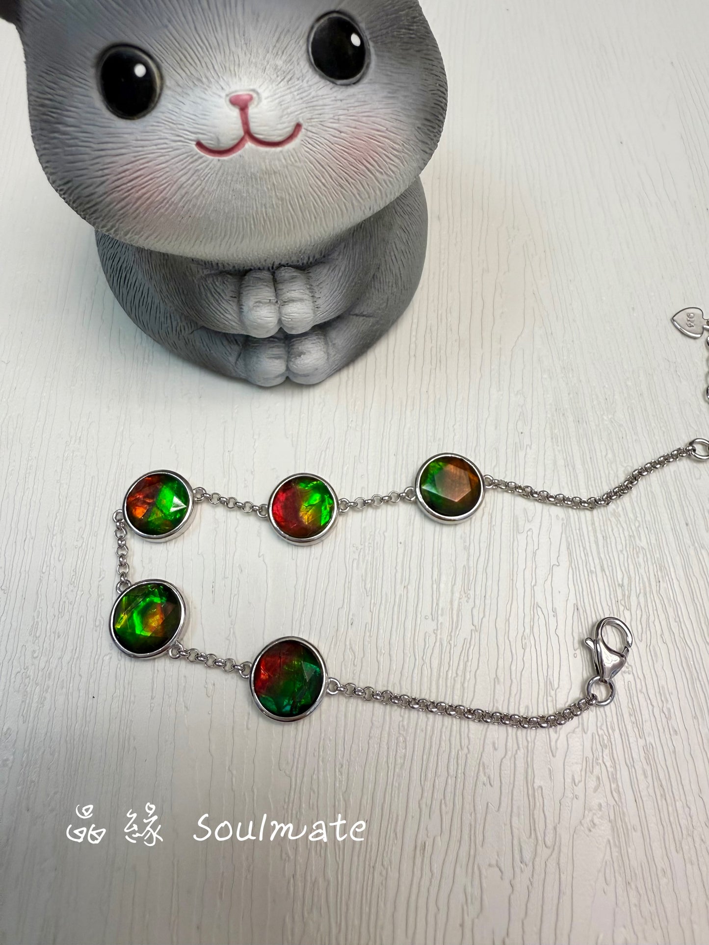 斑彩石手鏈 8mm