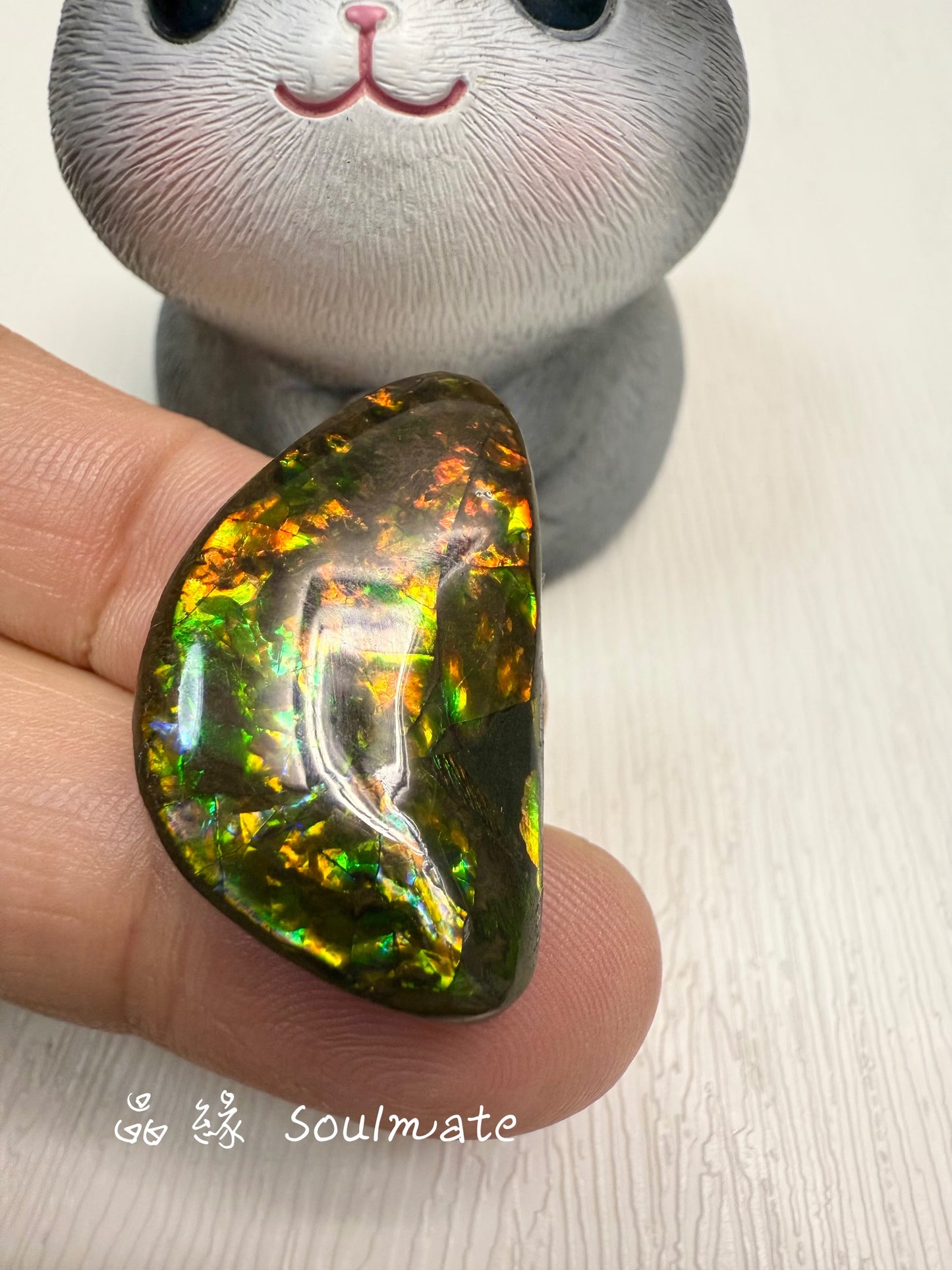 斑彩石裸石 28x31mm