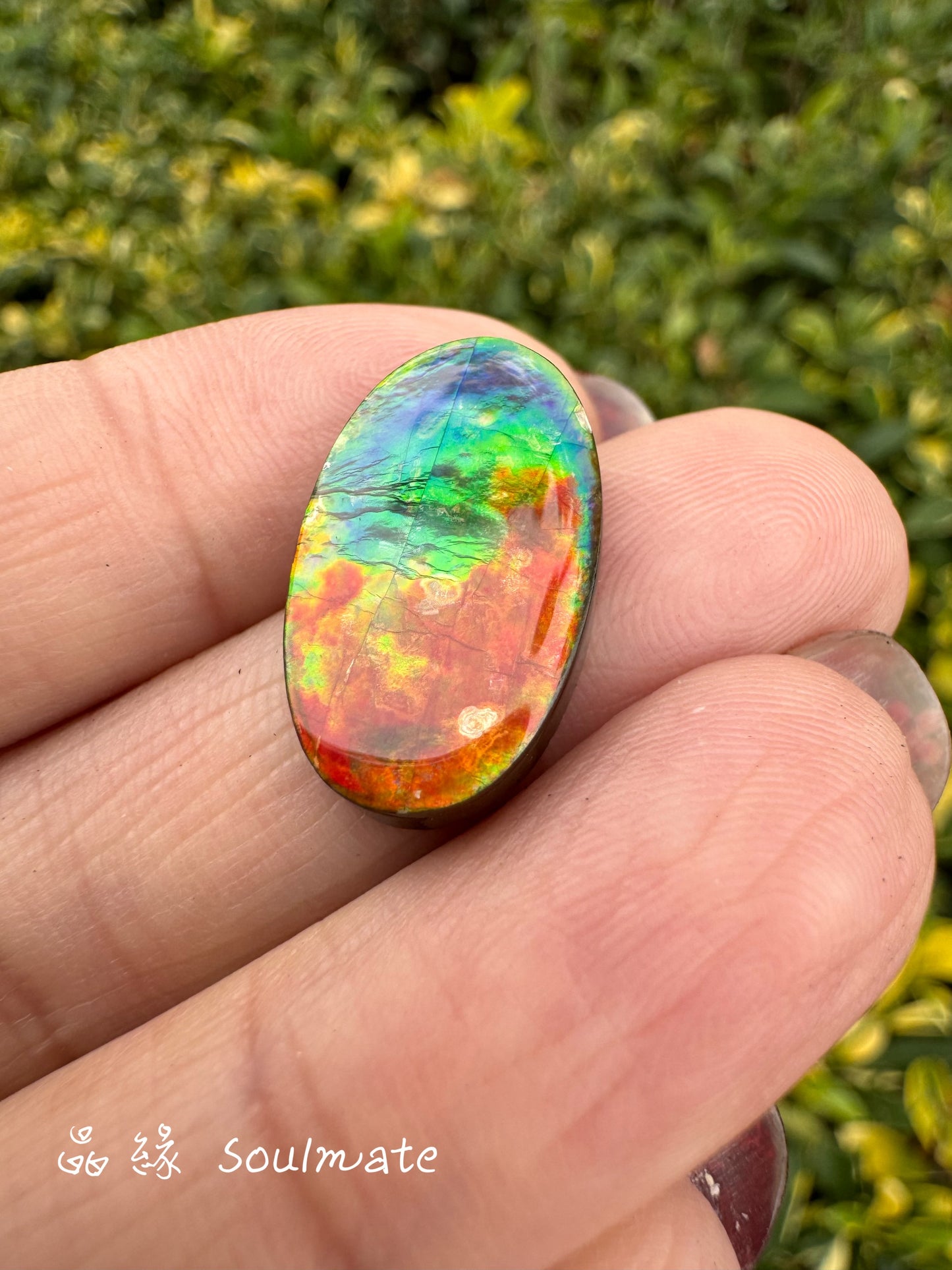 斑彩石裸石 12x20mm