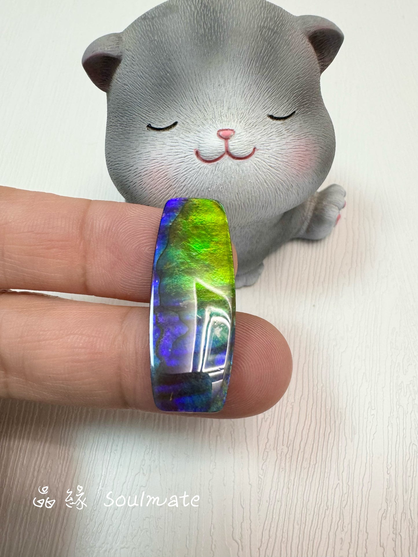 斑彩石裸石 21x31mm