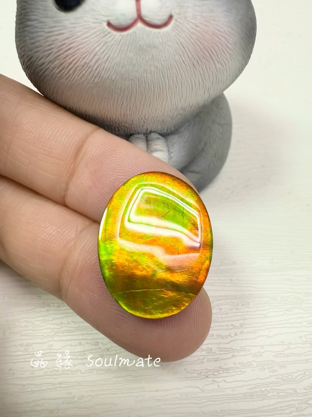 斑彩石裸石 17x22mm
