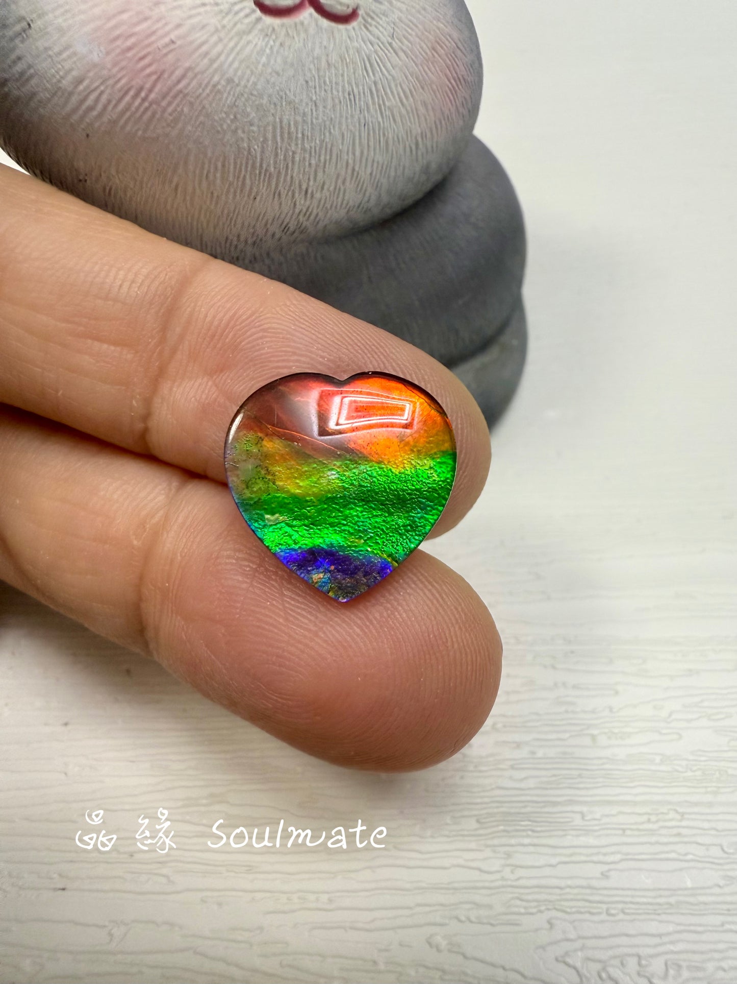 斑彩石裸石 15mm