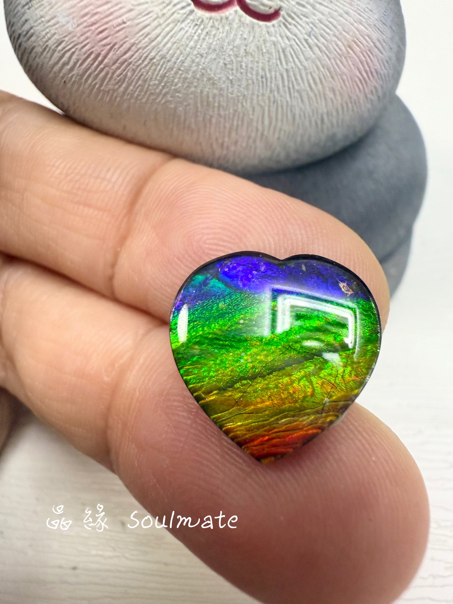 斑彩石裸石 15mm