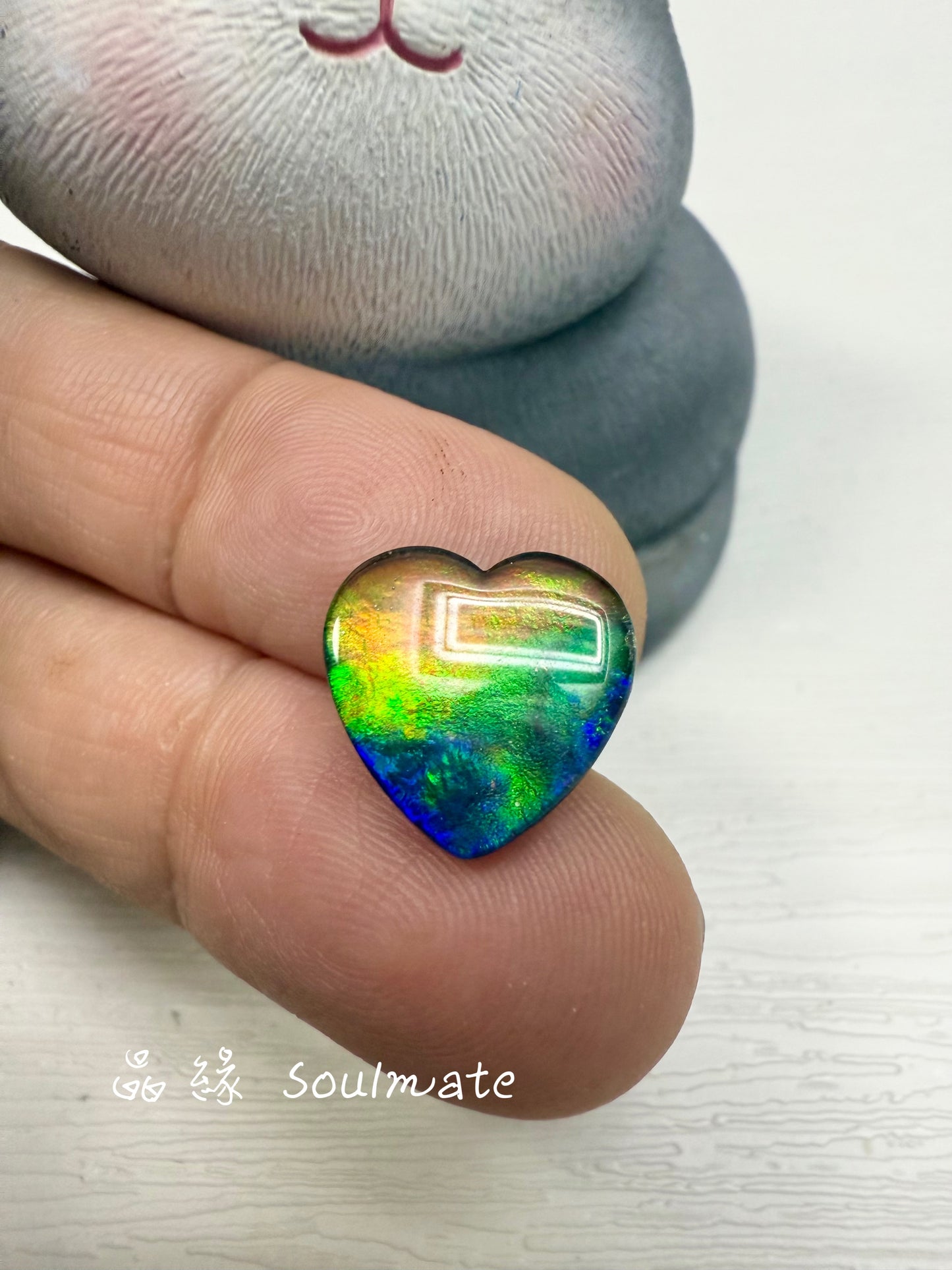 斑彩石裸石 13mm