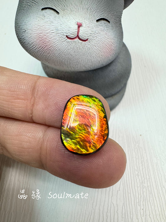 斑彩石裸石 12x17mm