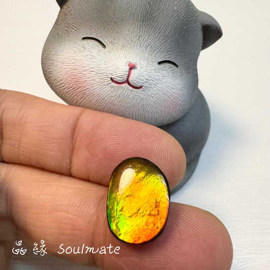 斑彩石裸石 10x15mm