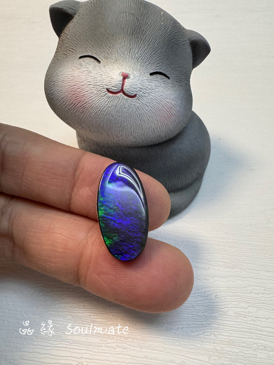 斑彩石裸石 11x22mm