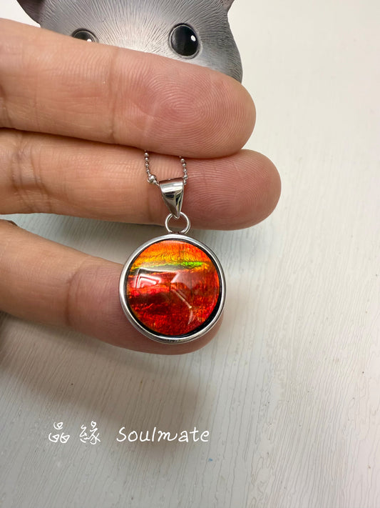 斑彩石吊墜 17mm