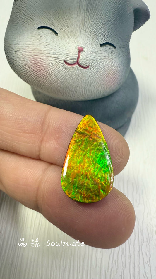 斑彩石裸石 12x21mm