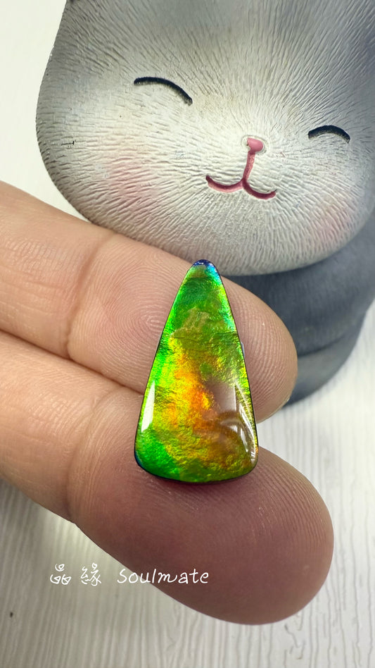 斑彩石裸石 10x21mm