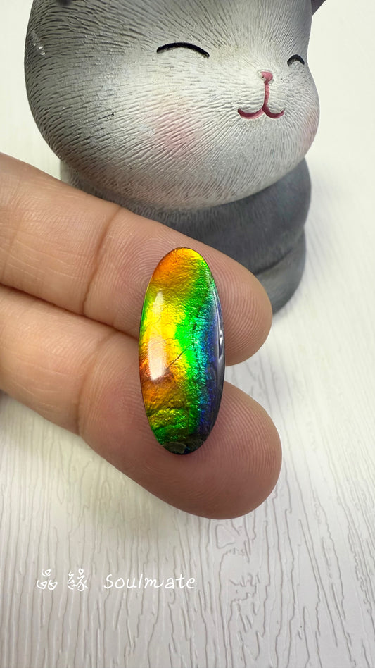 斑彩石裸石 10x23mm