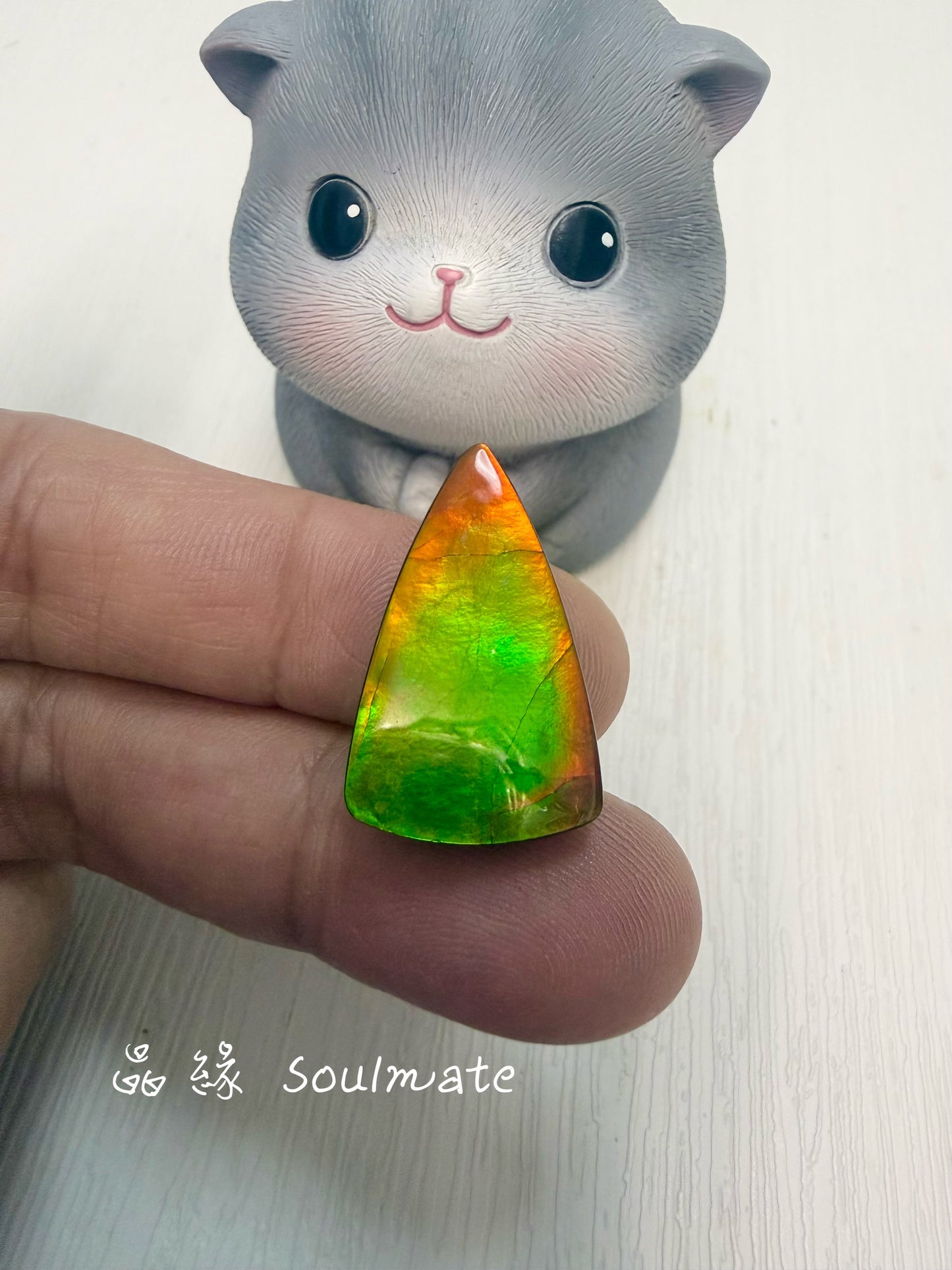 斑彩石裸石 15x26mm