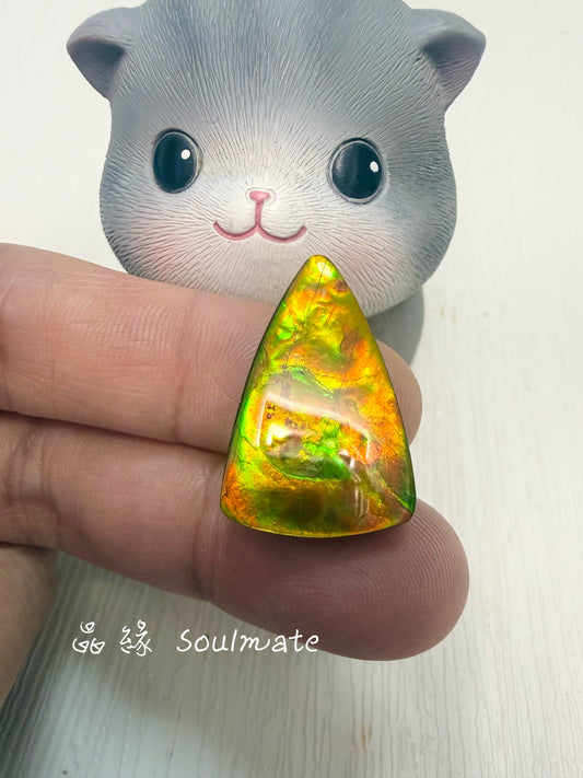 斑彩石裸石 13x26mm