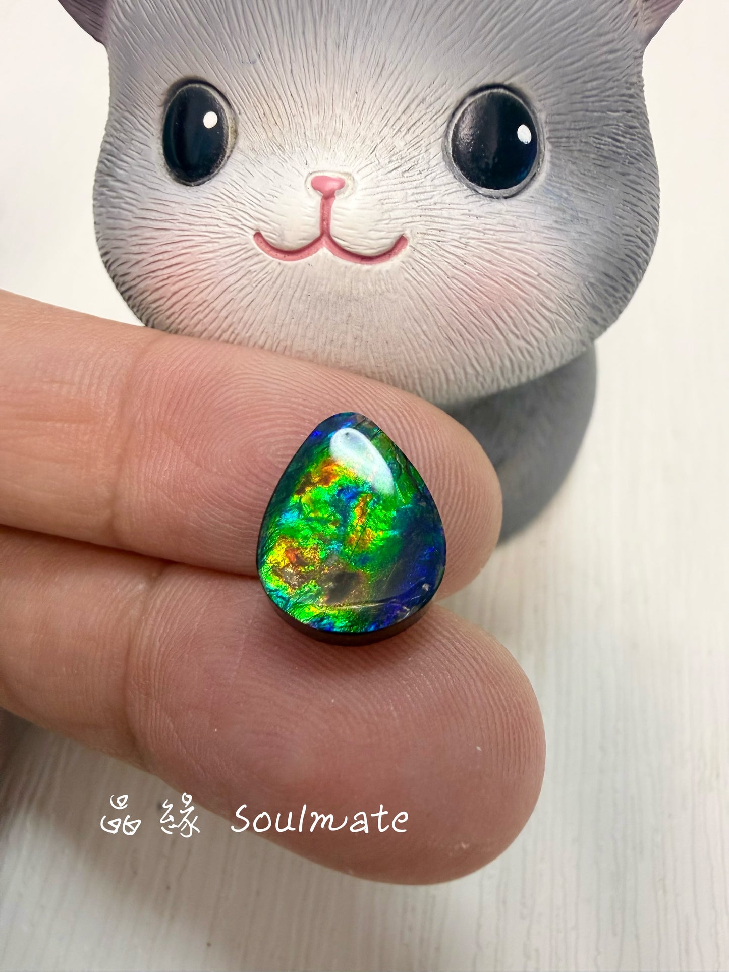 斑彩石裸石 10x12mm