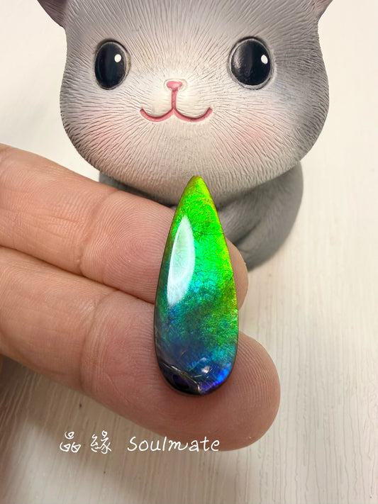 斑彩石裸石 10x30mm