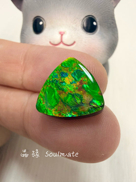 斑彩石裸石 11x22mm