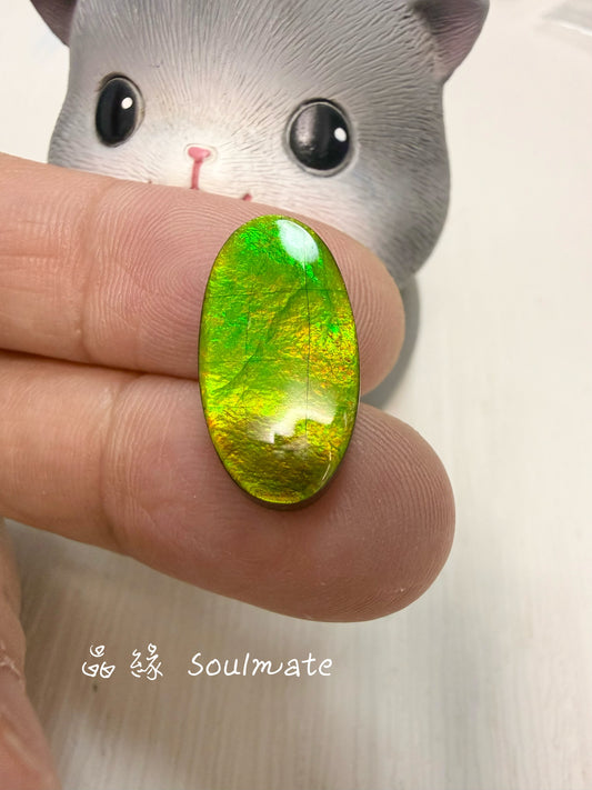 斑彩石裸石 10x19mm