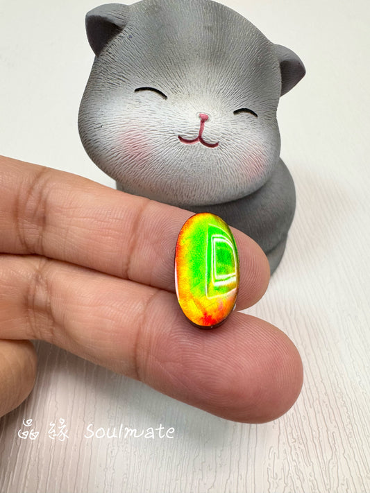 斑彩石裸石 10x19mm