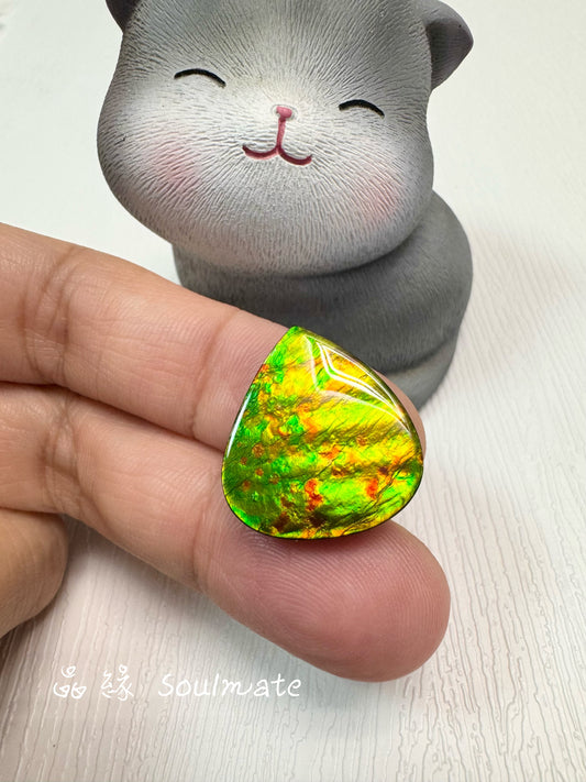 斑彩石裸石 19x21mm