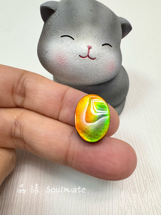 斑彩石裸石 13x18mm